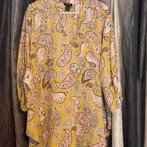 Rue21 Plus Paisley Blouse